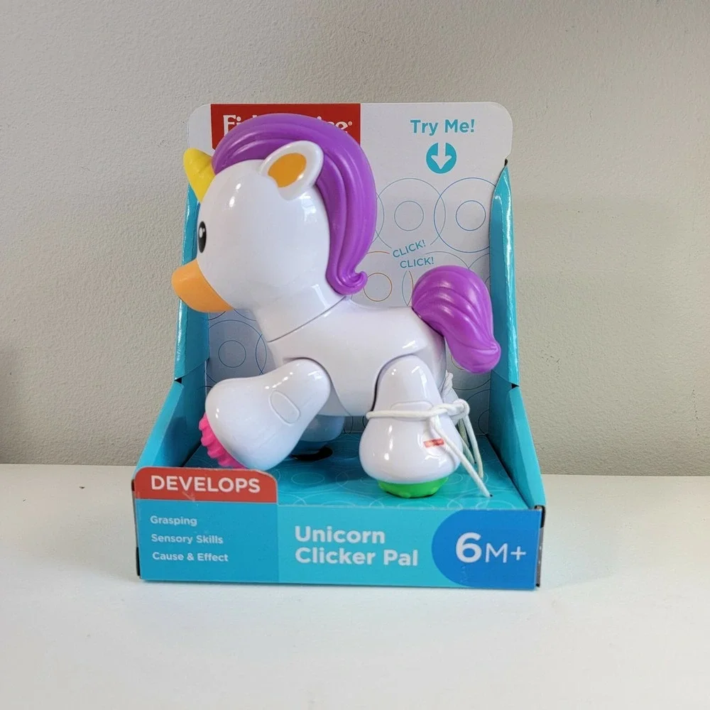 Fisher-Price Unicorn Clicker‎ Pal Toy - Develop - Ages 6 to 36 Months